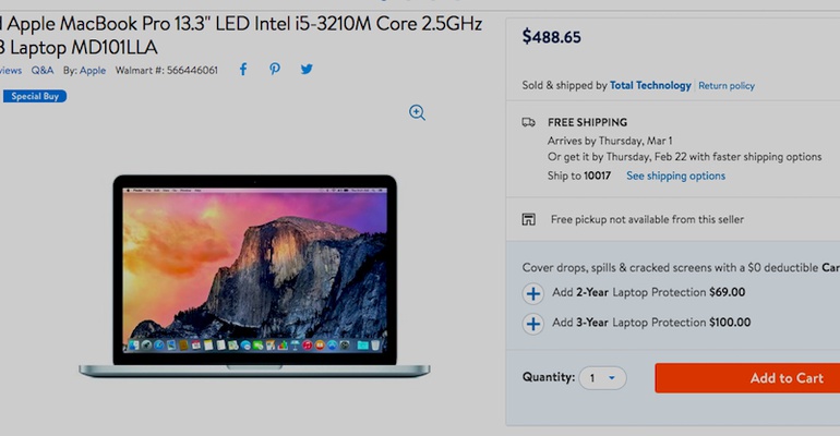 MacBook Pros for $500 and iPads for $149: Walmart and BestBuy's crazy ...